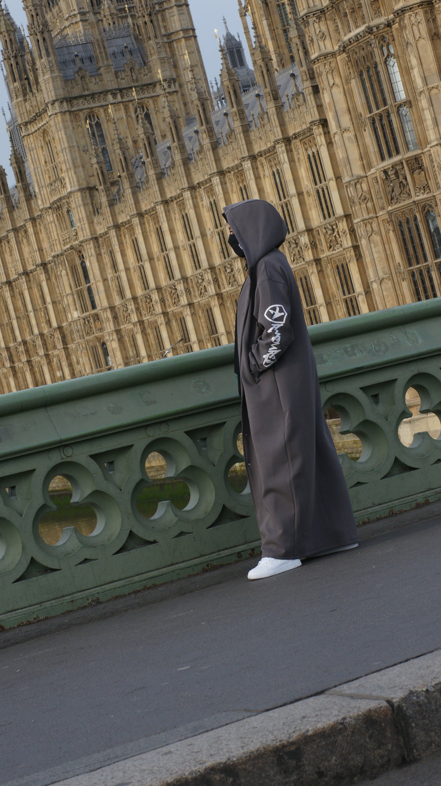 Storm Grey Oversized Hoodie