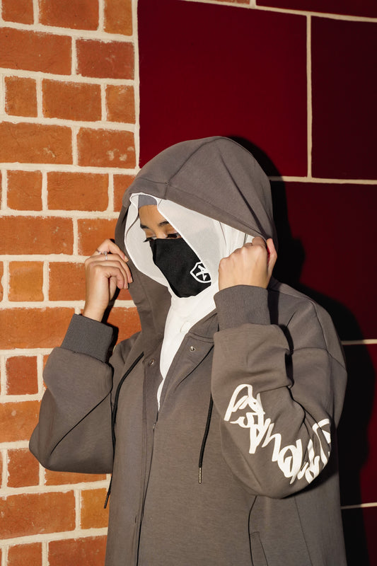 Storm Grey Oversized Hoodie